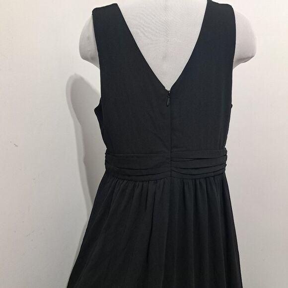 Lulus Thoughts Of Hue Boho Chic Goth Surplice Maxi Dress Black Sz 1XL NWT - Picture 12 of 15